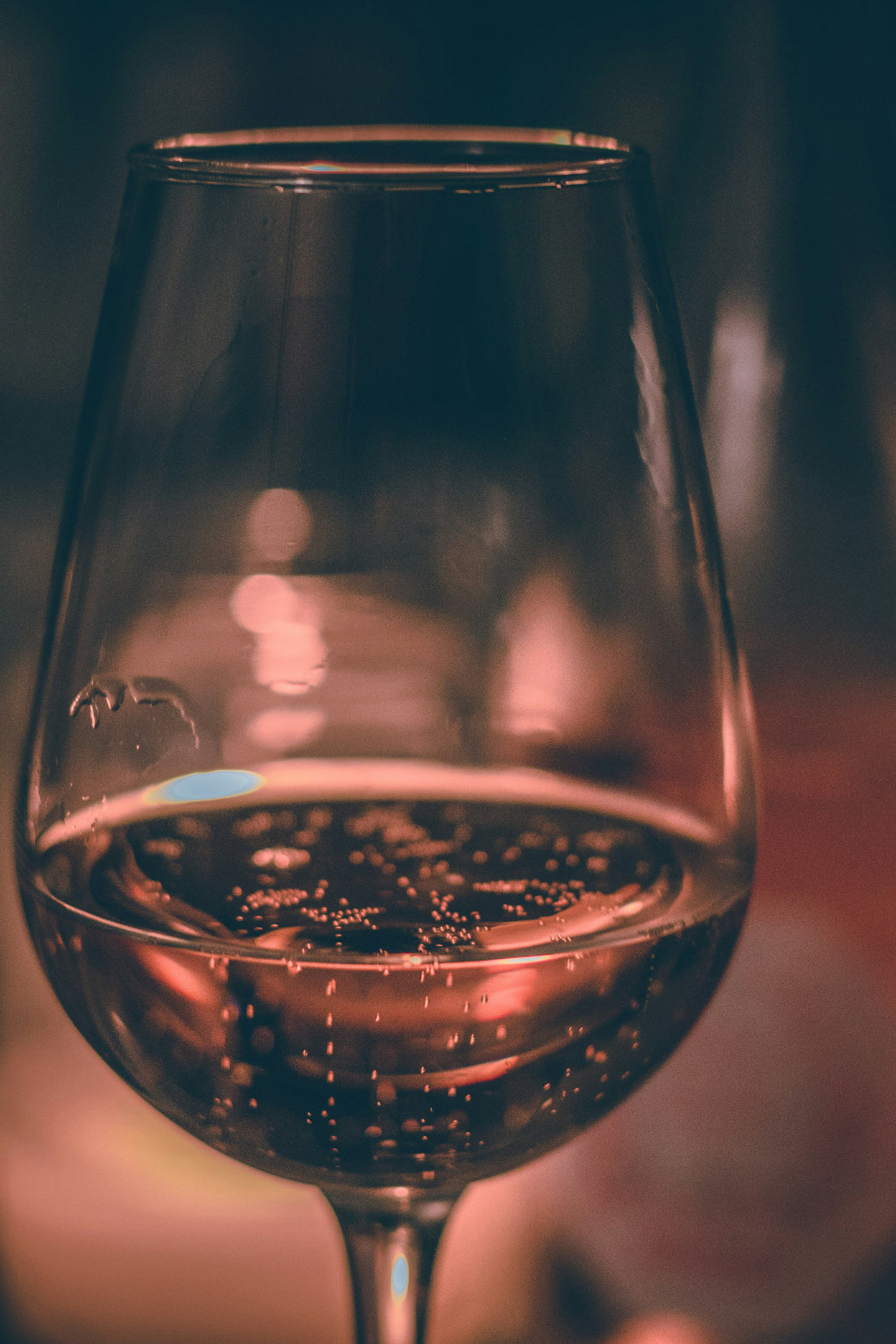 A glass of wine
