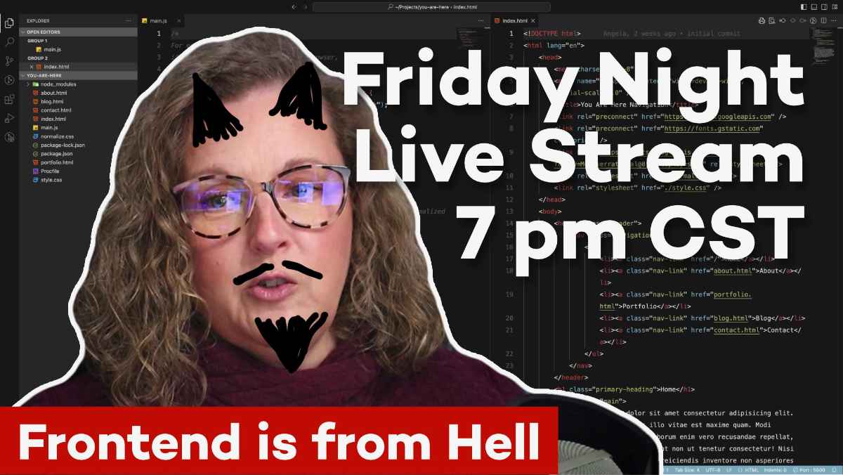 Thumbnail for YouTube Video 'Frontend is from Hell'